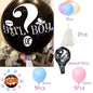 1 Set Giant Boy Or Girl Gender Reveal Black Latex Baby Shower Confetti Ballons