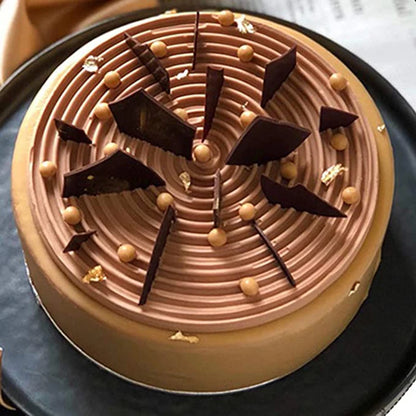 2 Holes Spiral Shape Silicone Mold 3D Cake Moulds Mousse For Ice Cream Chocolate Pastry Bakeware Dessert Art Pan Decorating Tool