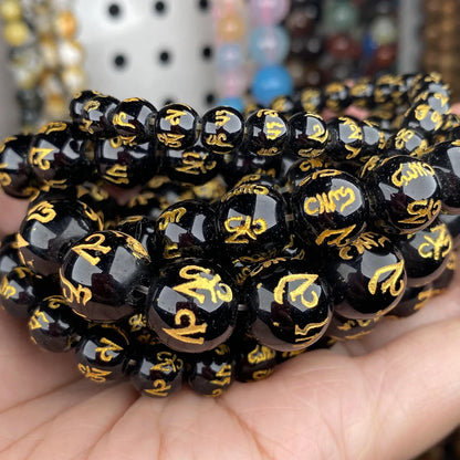 Natural Stone Beads 4-10mm Amethysts Lava Turquoises Agates Jades Garnet Quartzs Beads For Jewelry Making DIY Bracelet Necklace