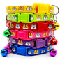 100Pcs Dog Collar With Bells Adjustable
