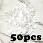 (50 Pcs/pack) 85*85mm Fresh Pink Ribbon Bows Small Size Satin Ribbon Bow Flower Craft Decoration Handwork DIY Party Decoration