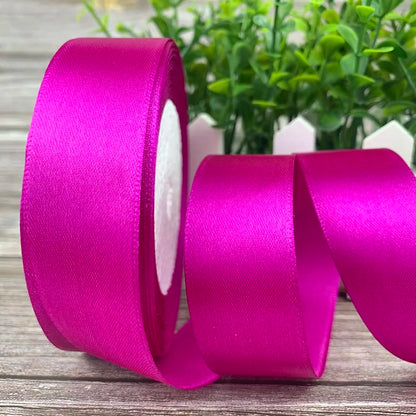 25 Yards/Roll Satin Ribbons For Crafts Bow Handmade Gift Wrapping Christmas Wedding Decorative Ribbon 6/10/15/20/25/40/50mm