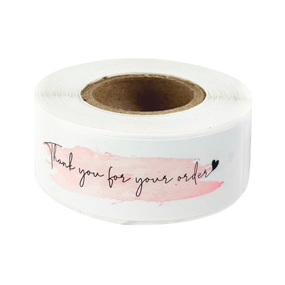 120Pcs Thank You for Your Order Stickers  Labels for Envelope Sealing for Small Business Decor Sticker Stationery Supply