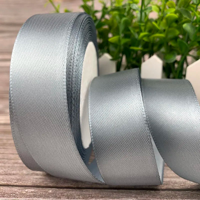 25 Yards/Roll Satin Ribbons For Crafts Bow Handmade Gift Wrapping Christmas Wedding Decorative Ribbon 6/10/15/20/25/40/50mm