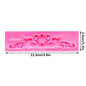 Baroque Style Curlicues Scroll Lace Fondant Silicone Mold Cake Border Decoration Cupcake Top Decoration Mold