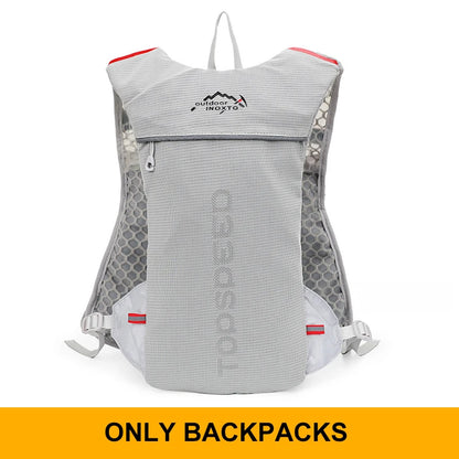 Outdoor Trail Running 5L Ultralight Backpack Hydration Jogging Vest Men Breathable Marathon Bicycle Bag Water Bottle 500ML