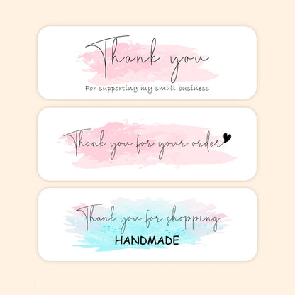 120Pcs Thank You for Your Order Stickers  Labels for Envelope Sealing for Small Business Decor Sticker Stationery Supply