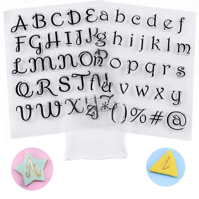 Stamps for Cookies Letters Cake Sweet Letters Stamp Decorating Tools Fondant Embossing DIY Alphabet Cutter Pastry Accessories