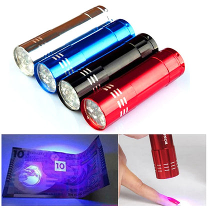 Nail Dryer Mini Portable LED UV Flashlight Manicure Tool