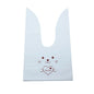 20PCS Kids Birthday Party Decoration Easter Carrot Candy Bag Easter Rabbit Gift Bag Candy Cones Transprant Plastic Bag