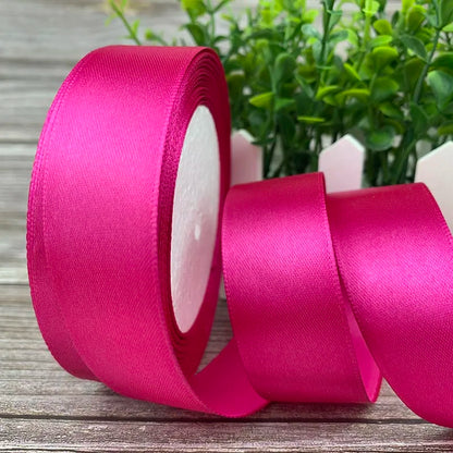 25 Yards/Roll Satin Ribbons For Crafts Bow Handmade Gift Wrapping Christmas Wedding Decorative Ribbon 6/10/15/20/25/40/50mm