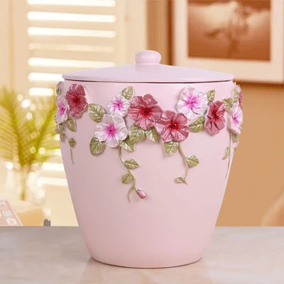 Five-piece Bathroom Set European Wash Accessories Set Bathroom supplies Kit Wedding Gift Set Bathroom Tray Makeup Mirror Tissue