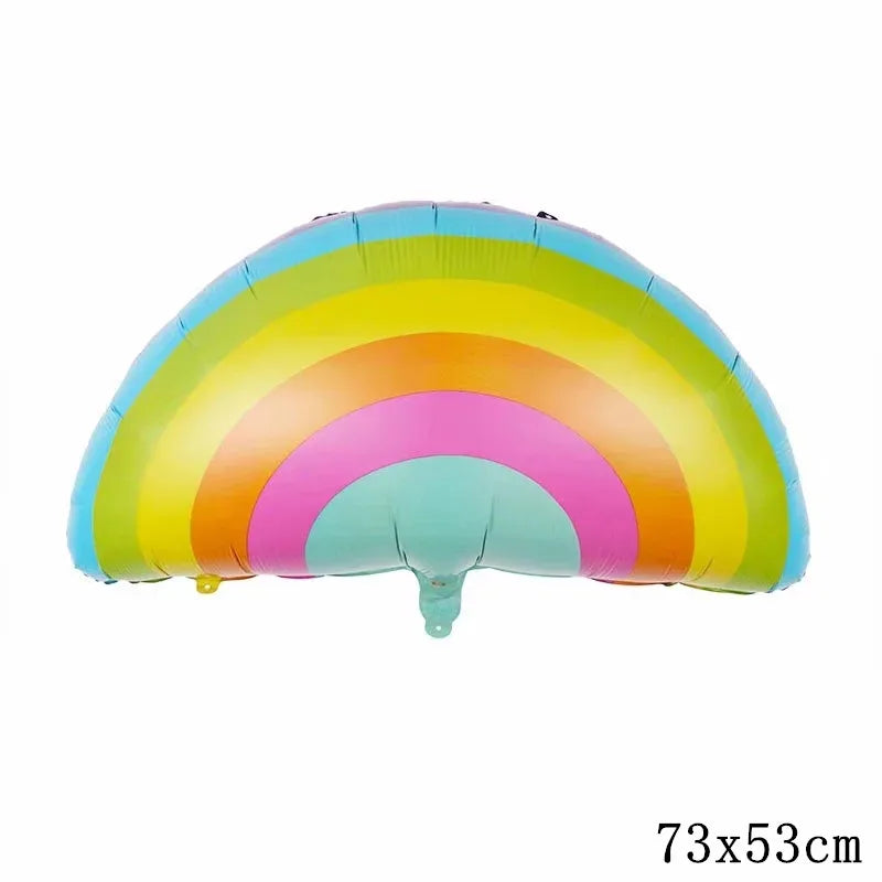 32Inch Donut globos Foil Balloon Fruit Ice Cream Helium Balloon Birthday Party Decoration Kids Toy Sweet Digital baby shower