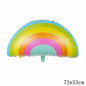32Inch Donut globos Foil Balloon Fruit Ice Cream Helium Balloon Birthday Party Decoration Kids Toy Sweet Digital baby shower