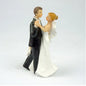 Romantic Bride & Groom Resin Figurine – Wedding Cake Topper for Valentine’s, Engagements & Anniversary Celebrations