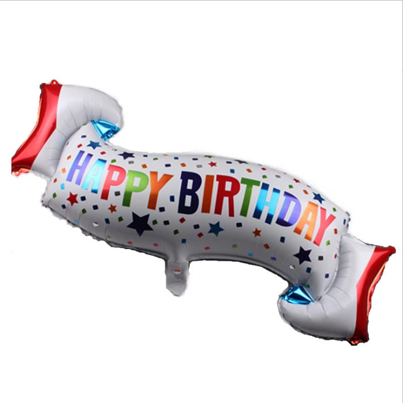 Rainbow Moon & Cloud Cake Gift Box Balloon – 1pc Aluminum Cartoon Birthday Party Decoration