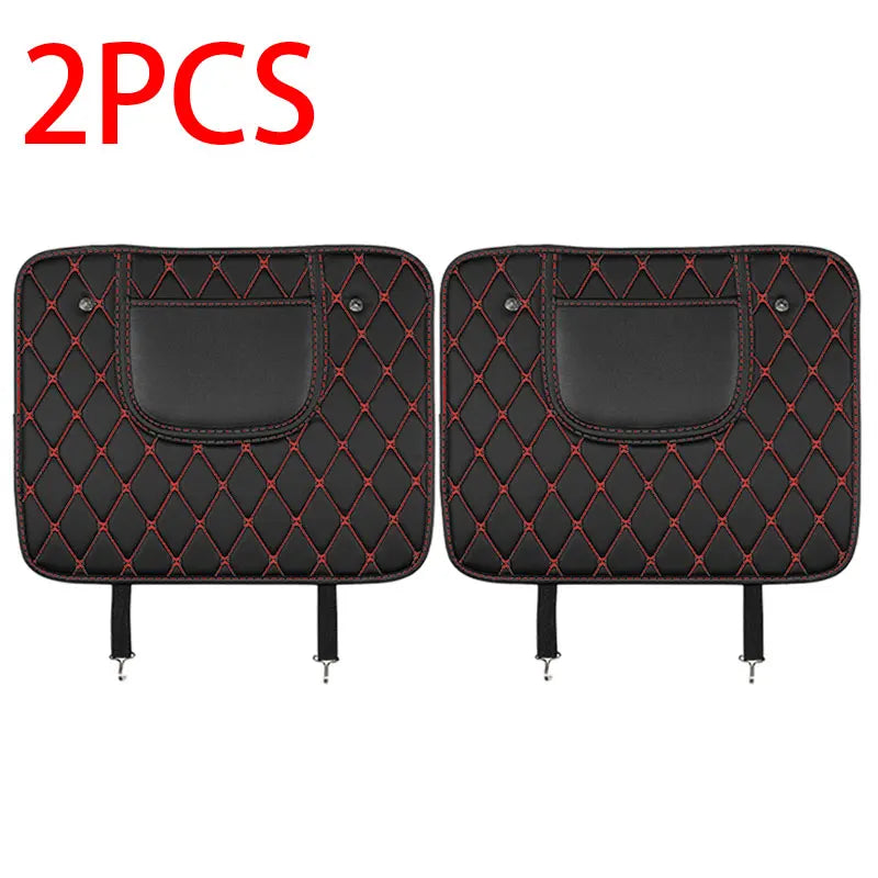 PU Leather Car Seat Back Protector Pad Interior Auto Anti Kick Pads for Kids Child Kick Anti Dirty Protect Mats Auto Accessories