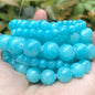 Natural Stone Beads 4-10mm Amethysts Lava Turquoises Agates Jades Garnet Quartzs Beads For Jewelry Making DIY Bracelet Necklace