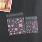 100pcs/lot Translucent Dots Plastic Cookie Packaging Bags Cupcake Wrapper Self Adhesive Bags Birthday Party Wedding Decorations