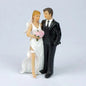 Romantic Bride & Groom Resin Figurine – Wedding Cake Topper for Valentine’s, Engagements & Anniversary Celebrations