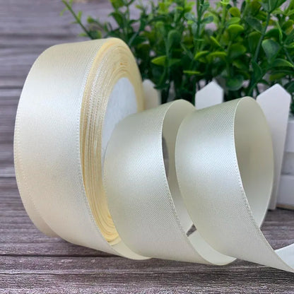 25 Yards/Roll Satin Ribbons For Crafts Bow Handmade Gift Wrapping Christmas Wedding Decorative Ribbon 6/10/15/20/25/40/50mm