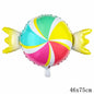 32Inch Donut globos Foil Balloon Fruit Ice Cream Helium Balloon Birthday Party Decoration Kids Toy Sweet Digital baby shower