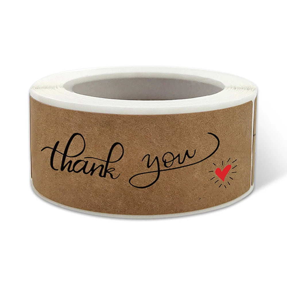 120Pcs Thank You for Your Order Stickers  Labels for Envelope Sealing for Small Business Decor Sticker Stationery Supply