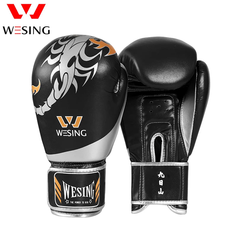 Wesing Boxing Gloves, New Boxing Mitts, Muay Thai Gloves, Guantes de Boxeo, Kickboxing, and Sanda Training Gloves.