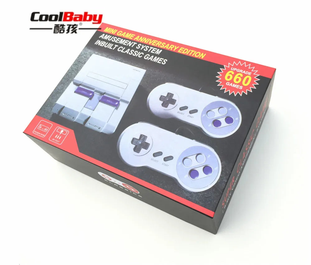 Retro 8‑Bit Mini TV Game Console – Classic Family System with 660 Built‑In Games, Fast Shipping