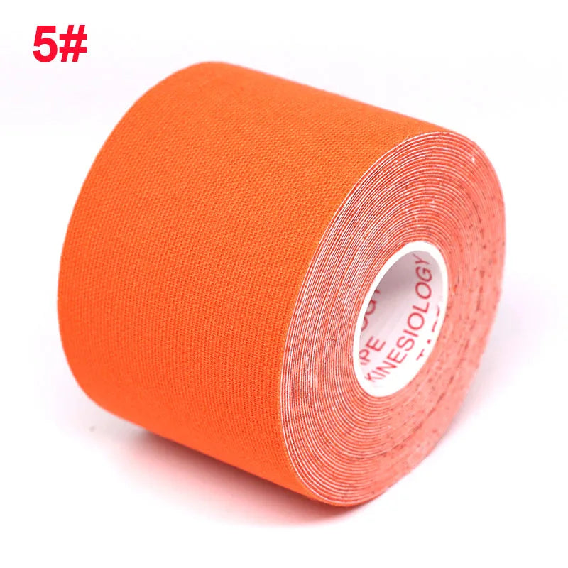 Waterproof Kinesiology Tape (5 Sizes) – Elastic Athletic Support Bands for Sports Recovery, Gym Training & Muscle Relief