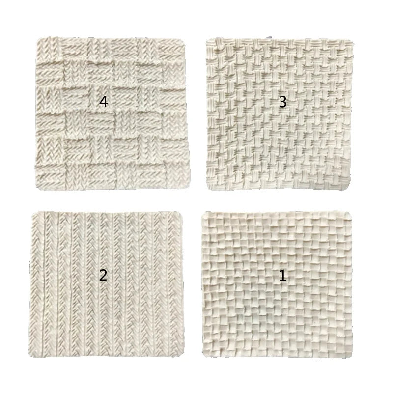 Sugarcraft knitting silicone cake mold baby fondant mold cake decorating tools gum paste mold cupcake mold soap mould