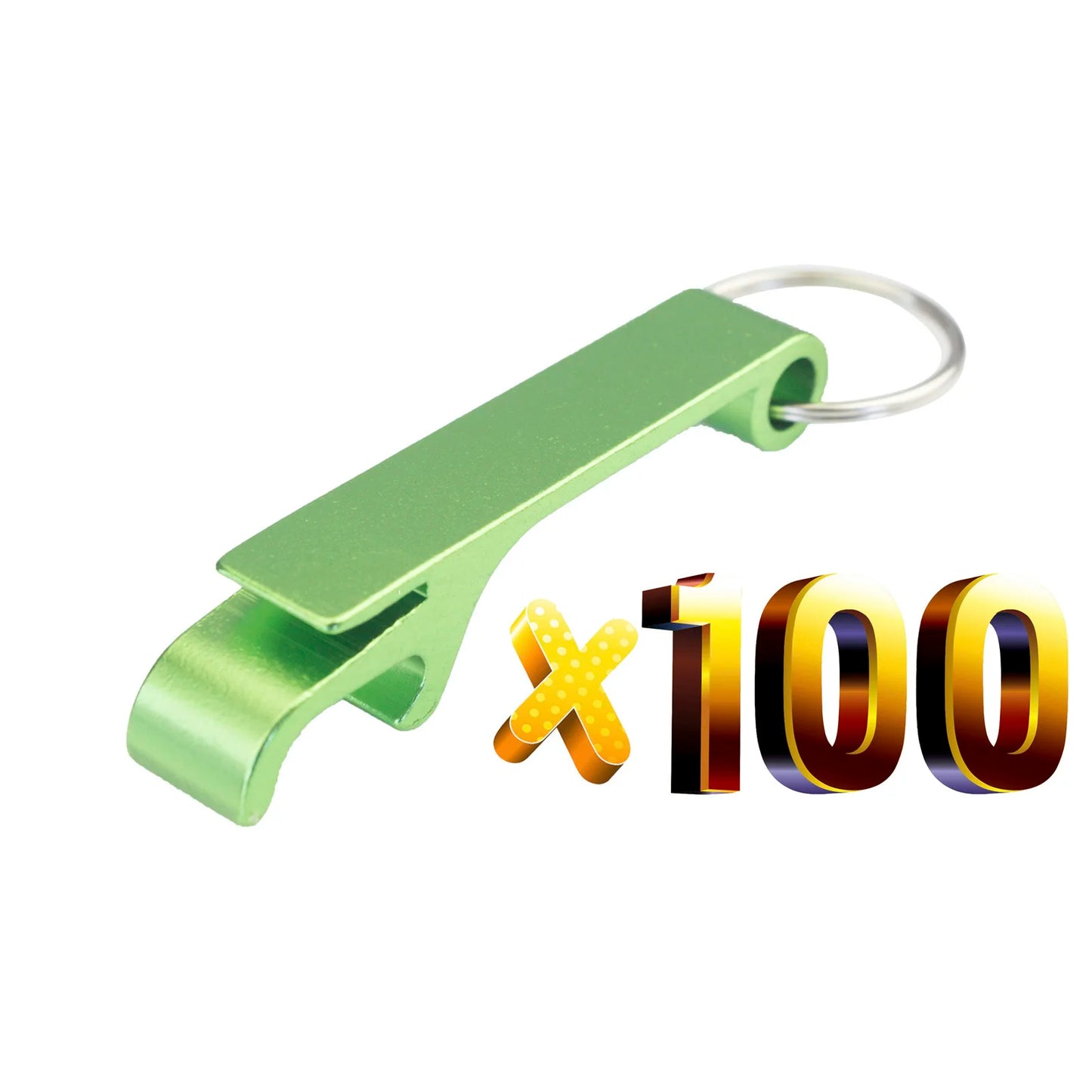 Lot 100pcs Free Customized Aluminium Portable Can Opener Key Chain Ring Can Opener Restaurant Promotion Giveaway  Logo Gifts