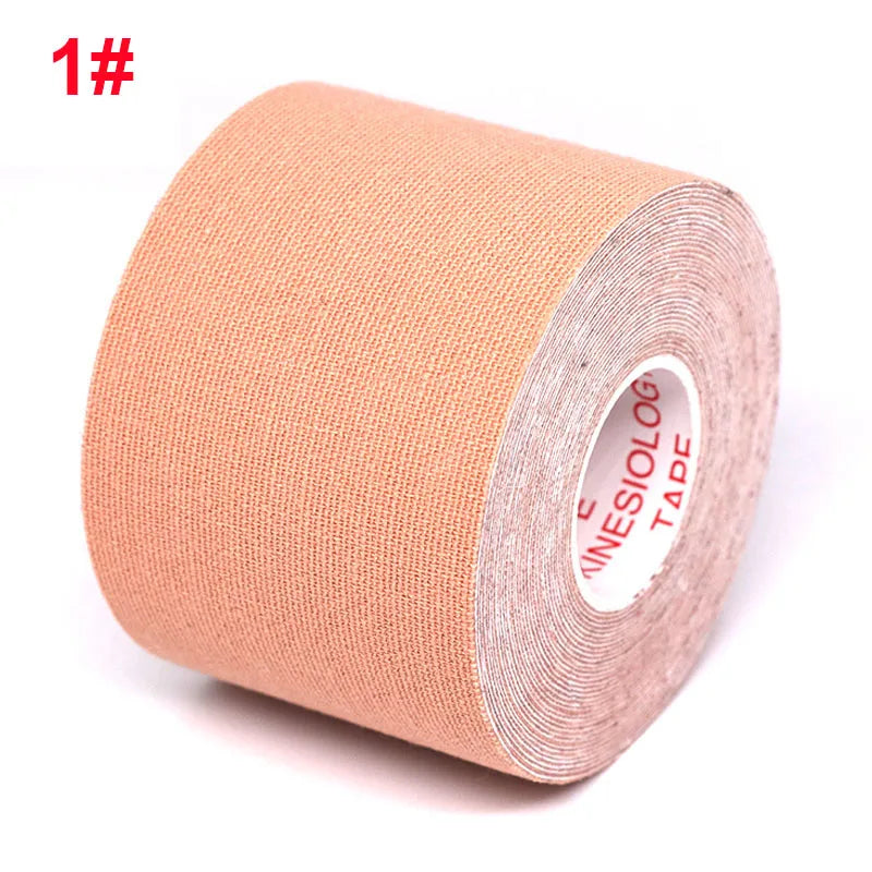Waterproof Kinesiology Tape (5 Sizes) – Elastic Athletic Support Bands for Sports Recovery, Gym Training & Muscle Relief
