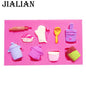 Free shipping Rolling pin pot gloves Toys chocolate wedding cake decorating tools DIY baking fondant silicone mold T0406