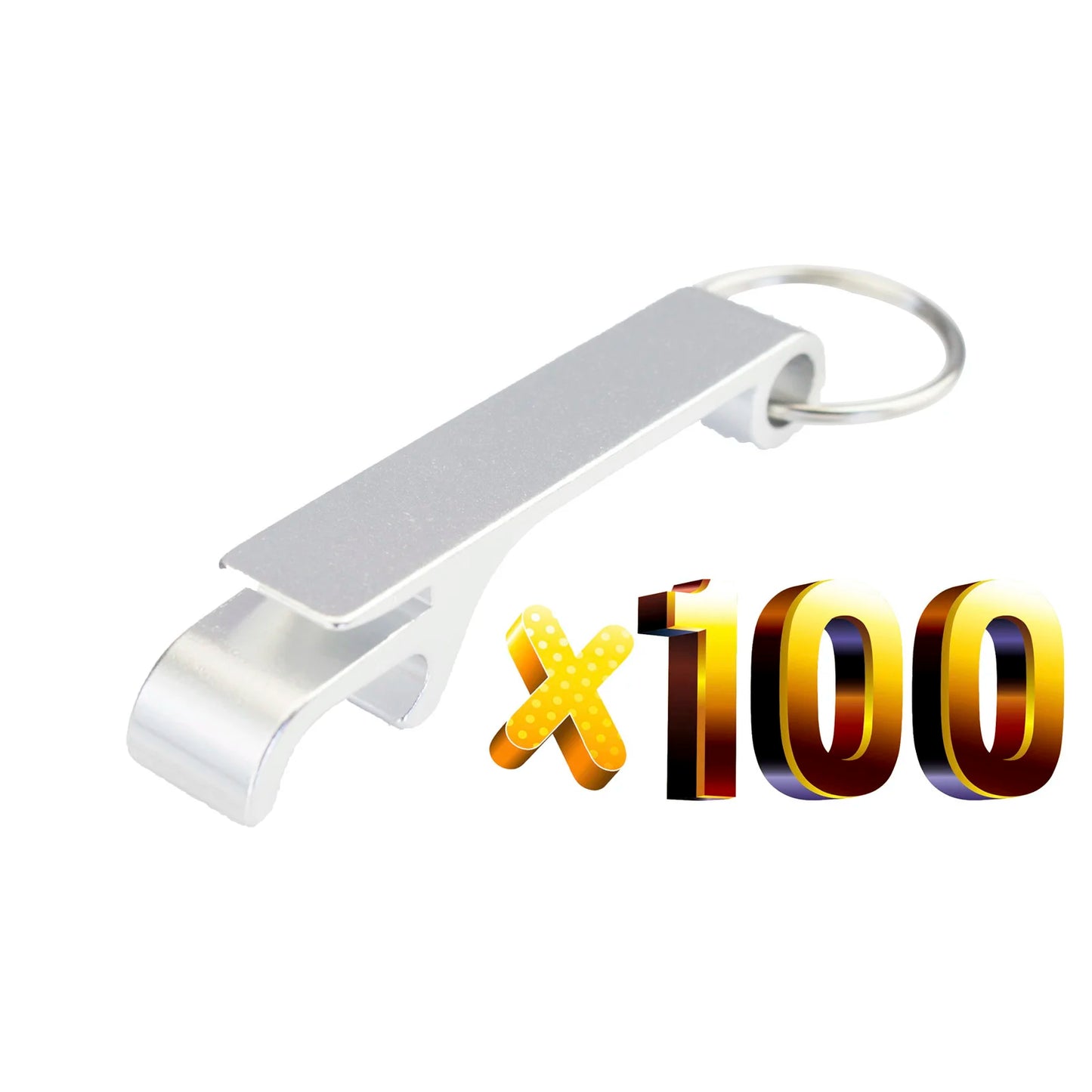 Lot 100pcs Free Customized Aluminium Portable Can Opener Key Chain Ring Can Opener Restaurant Promotion Giveaway  Logo Gifts
