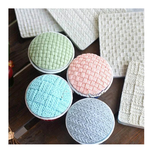 Sugarcraft knitting silicone cake mold baby fondant mold cake decorating tools gum paste mold cupcake mold soap mould