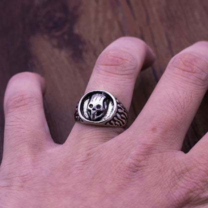 Wholesale High Quality 25pcs/lot Skull Skeleton Gothic Biker Rings Top styles Mixed Fashion Jewerly lot
