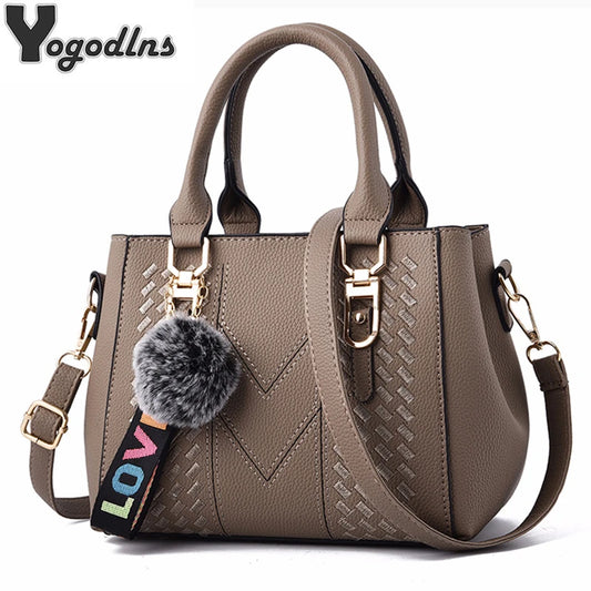 Women Embroidery Leather Handbags