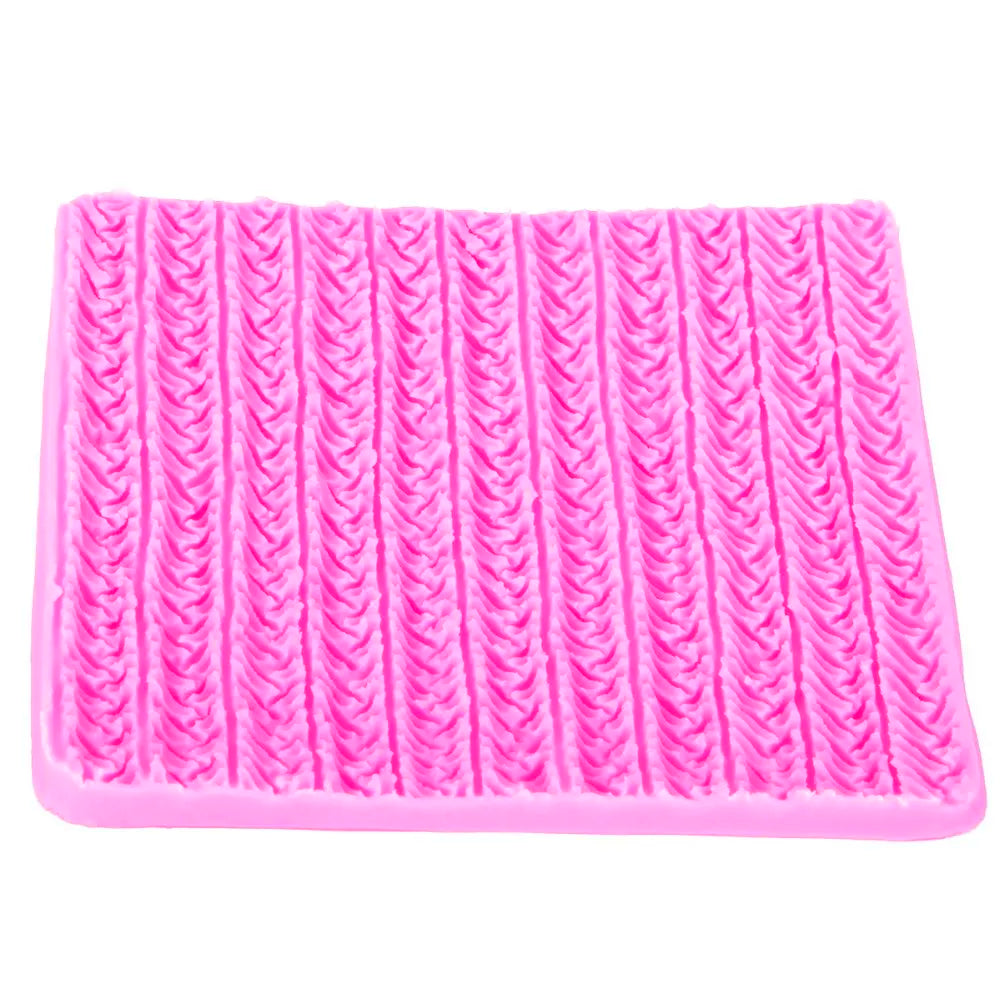 Texture Molding Silicone Molds for Fondant Cake Decorating Molded