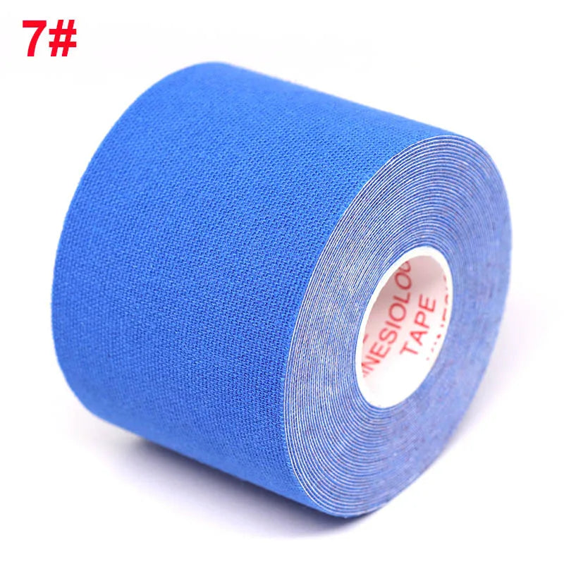 Waterproof Kinesiology Tape (5 Sizes) – Elastic Athletic Support Bands for Sports Recovery, Gym Training & Muscle Relief