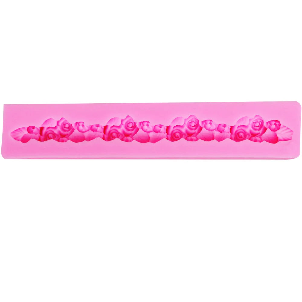 Valentine Rose Silicone Cake Mold – Fondant, Cupcake & Candy Decorating Tool
