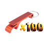 Lot 100pcs Free Customized Aluminium Portable Can Opener Key Chain Ring Can Opener Restaurant Promotion Giveaway  Logo Gifts