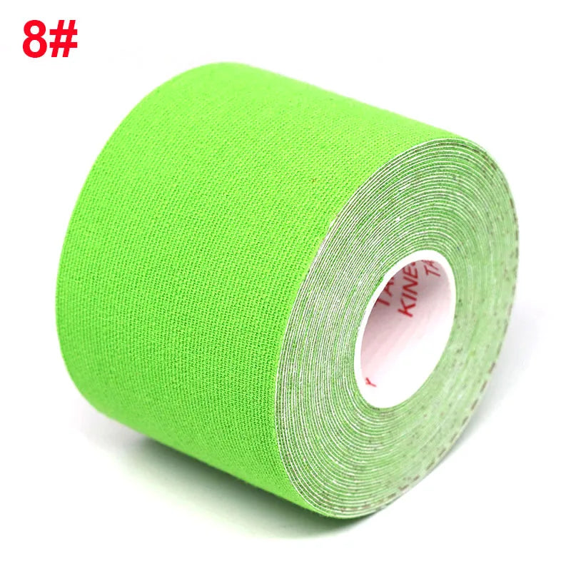 Waterproof Kinesiology Tape (5 Sizes) – Elastic Athletic Support Bands for Sports Recovery, Gym Training & Muscle Relief