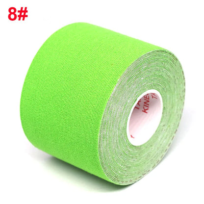 Waterproof Kinesiology Tape (5 Sizes) – Elastic Athletic Support Bands for Sports Recovery, Gym Training & Muscle Relief
