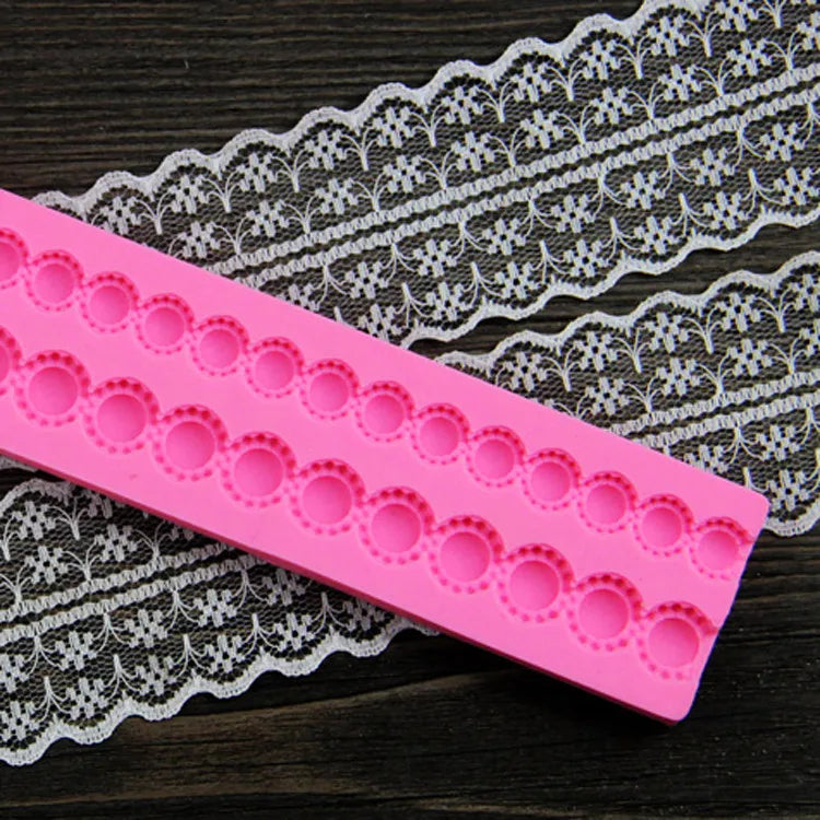 “Pearl Bead Chain Silicone Mold – Fondant, Cake & Chocolate Decorating Tool