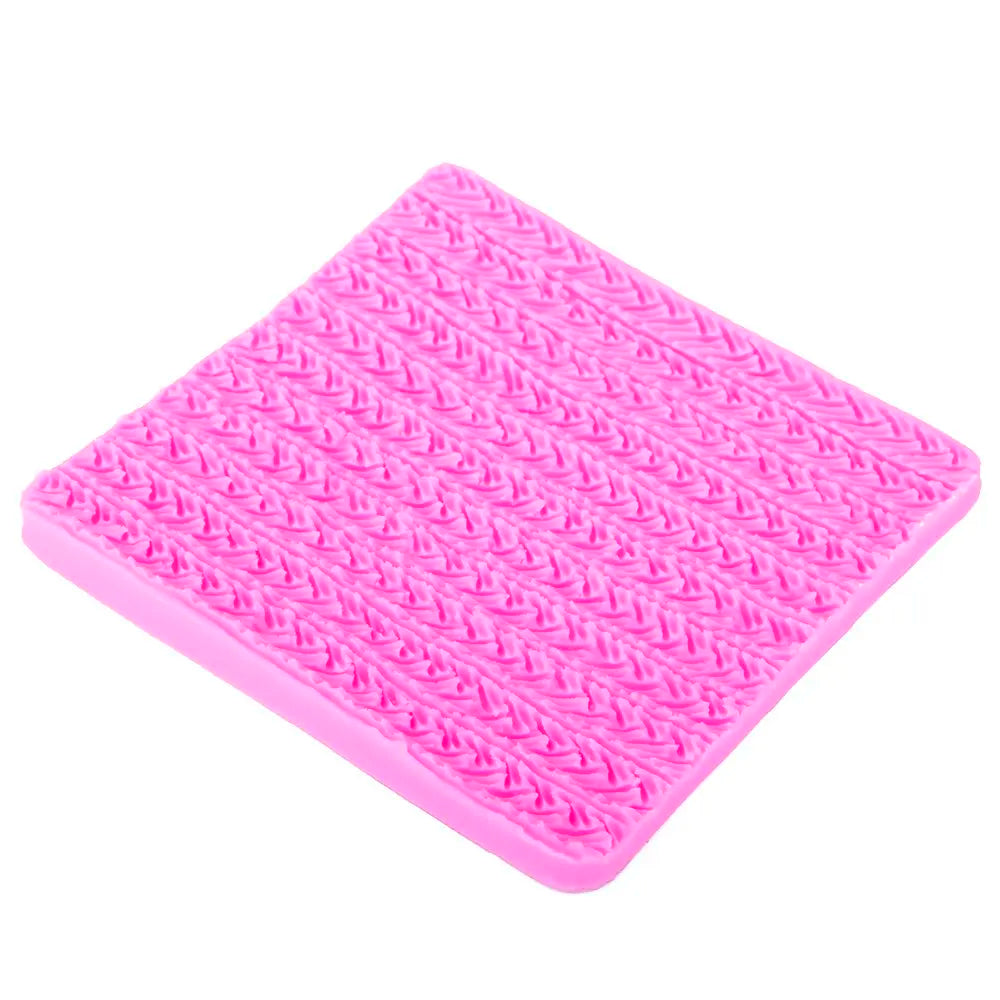Texture Molding Silicone Molds for Fondant Cake Decorating Molded