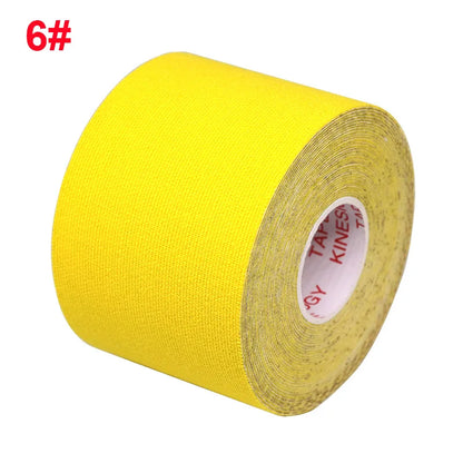 Waterproof Kinesiology Tape (5 Sizes) – Elastic Athletic Support Bands for Sports Recovery, Gym Training & Muscle Relief