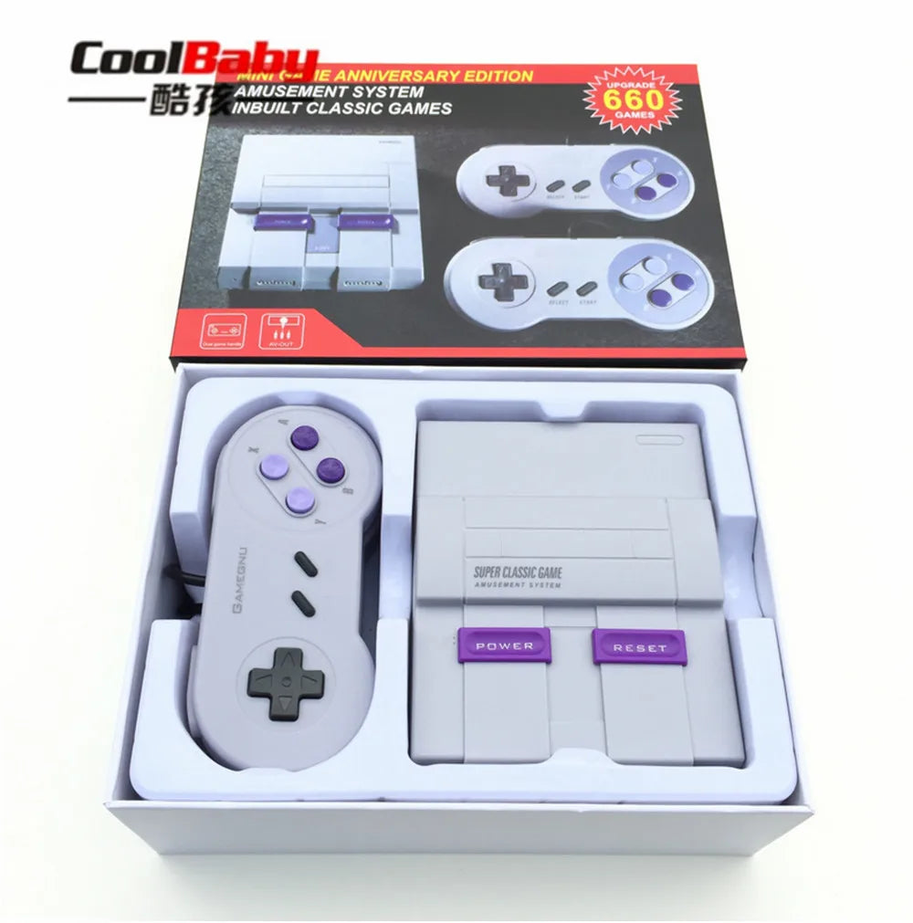 Retro 8‑Bit Mini TV Game Console – Classic Family System with 660 Built‑In Games, Fast Shipping