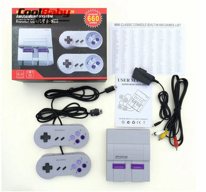 Retro 8‑Bit Mini TV Game Console – Classic Family System with 660 Built‑In Games, Fast Shipping