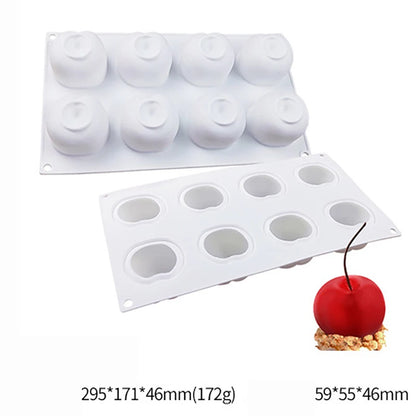 Pineapple Pear Peach Fruit Series Cake Silicone Mold Mango Orange Baking Mousse Mould Strawberry French Dessert Mousse Cake Mold